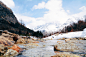 General 6000x4000 nature water snow mountains trees