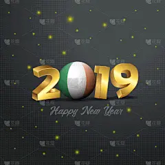 2019,字体,新年前夕,北爱尔兰,国内著名景点,华丽的,请柬,一月,壁纸