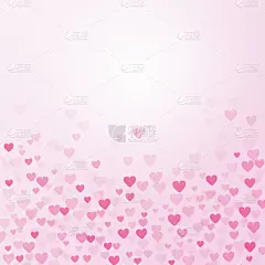 式样,心型,山,粉色背景,美,贺卡,艺术,形状,无人,绘画插图