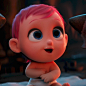 Storks, Babies!, Christopher Wright : Nothing like modeling babies! I'm responsible for the modeling. Texture, look, light, and render by Sony Pictures Imageworks.