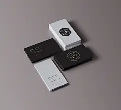 黑白名片样机