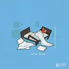 Wawawiwa，一个很有幽默感的插画师，最起码他的名字也很有趣。他还有一个名字叫 Andres Colmenares，是委瑞内拉的一名插画师。他的插画很有想象力，如果身边所有的事物都有生命力，他们的喜怒哀乐是怎样的呢？