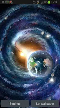 [太阳系动态壁纸 Solar System HD Deluxe]太阳系动态壁纸Solar System HD Deluxe算寓教于乐，壁纸好看，另外还能知道太阳系的一点信息。
