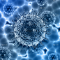 3D医学背景和详细的病毒细胞