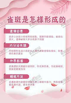 雀斑是怎样形成的 【酷图网】祛斑,美白,雀斑,修护,面部,海报