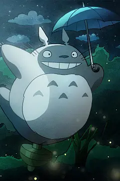 龙猫可爱卡通手机壁纸