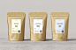Visual identity, logo, packaging and signage by Socio Design for loose-leaf tea experts Tea and Glory
