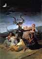 巫魔会——by Francisco José de Goya