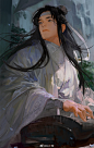 #魔道祖师# #忘羡# 两张都小修了下，顺便加了个过程 ​​​​