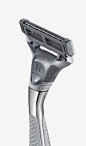 Check this out on leManoosh.com: #Chrome #Ergonomics #Grey #Matte #Plastic #Rubber / Silicon #shaver #Texture