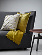 SAHCO Home Collection / SOLICE cushion, COSMO cushion pleats, CASHMERE plaid: 