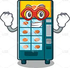 面包店,性格,自动售货机,可爱的,摆拍,面包,简单,技术,远距离