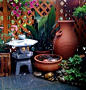 庭院自动循环流水陶盆组合欧式简约室内红泥土陶花盆园林景观陶罐-淘宝网