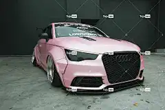 车 粉红色的车 奥迪 汽车壁纸 车辆 汽车 豪华车