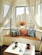 2013飘窗阳台窗帘装修效果图集—土拨鼠装饰设计门户