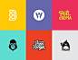 Mini Logofolio : Pequena seleção de logos desenhadas para variados projetos.