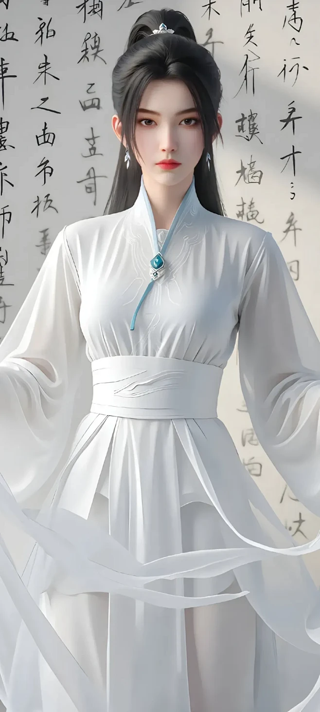 动漫先疯：剑来•宁姚 白衣剑仙#剑来细究# #；剑来# #剑来，遇事不决#-花瓣网