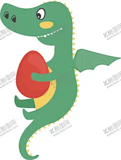 飞龙 【酷图网】飞龙,卡通飞龙,翼龙,龙,AI设计素材,AI矢量图