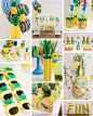 Jump into summer all year round with this perfectly sunny pineapple themed party!