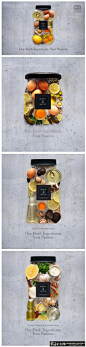 高档酱料系列创意广告 原汁原味的瓶装胶料海报设计 创意果汁胶料海报 创意合成海报