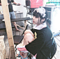 夏っぽい場所、滅多に行かないから、イベントついでに此処ぞとばかりに写真撮られるめるモちゃん#OTODAMA #天気の悪い海 #スワイプ⑩ ​​​​