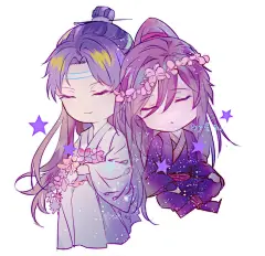 魔道祖师 蓝忘机 同人图 插画 壁纸 | 【忘羡】星 | 半次元-第一中文COS绘画小说社区