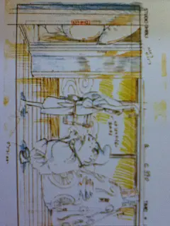 【珍藏】庞大的千与千寻手绘原稿_看图_千与千寻吧_百度贴吧