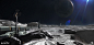 Destiny: Moon landscape key art, Darren Bacon : Destiny: Moon landscape key art by Darren Bacon on ArtStation.