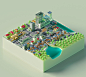 Isometric City on Behance