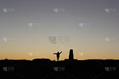 早晨,青少年,贺卡,水平画幅,女儿,女孩,少女,黎明,服从,摄影