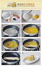  美食 美食菜谱 食物 美味 吃货 【鸡蛋卷饼】步骤1、材料：面粉、淀粉、水…