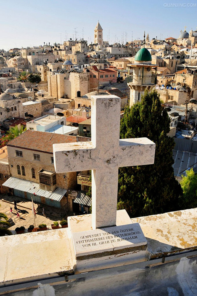 Jerusalem。耶路撒冷，位于巴勒斯...