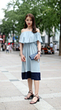 7月1日街拍更新，裙子凉鞋的舒服美。 ​​​​