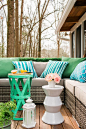Transform your deck just in time for spring with bright, budget-friendly decorating ideas. Get inspired with this makeover at HGTV.com.: 