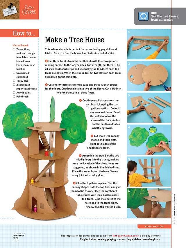 Make a tree house ou...