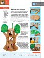 Make a tree house out of cardboard