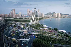 深圳宝安滨海文化公园：国际化滨海城市新坐标 粤港澳大湾区文化旅游新名片 / AUBE欧博设计 – mooool木藕设计网
