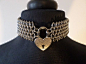 Dragon Scale Chainmail Padlock Choker by SapphiresArmouries