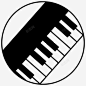 键盘音乐乐器 UI图标 设计图片 免费下载 页面网页 平面电商 创意素材