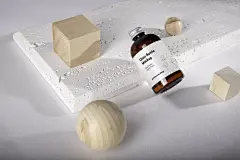 欧美风格化妆品场景样机素材