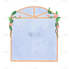 卡通感护士节窗户元素贴纸