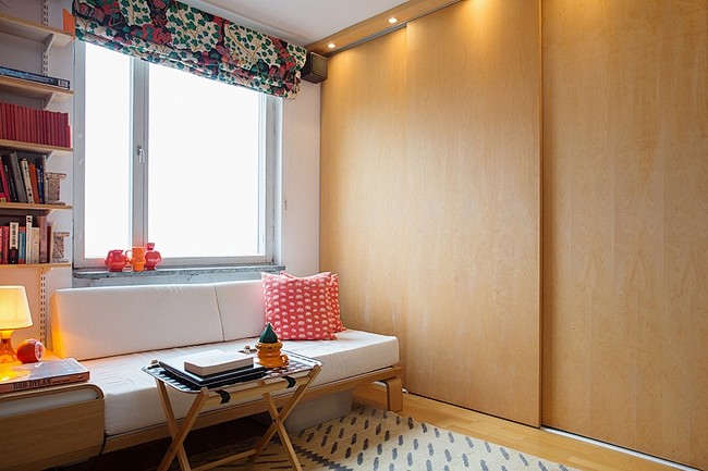 红色系瑞典公寓 温暖有活力的住宅空间 3...