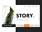 Plants Minimal Page white website minimal page design ux web colors ui clean