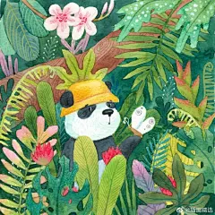 插画师little_paper_witch笔下的童话世界，这组插画作品里仿佛能感受到童心里的那份纯粹简单。#有关夏天的画# #插画分享# ​​​​