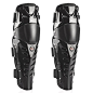 Tera 1 Pair of Adults Fashion Knee Shin Armor Protect Guard Pads Accessories with Plastic Cement Hook for Motorcycle Motocross Racing