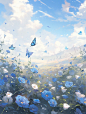 可商素材38｜花海