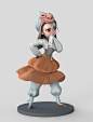 Girl, Jonas Vandeputte : Concept art by TB choi (<a class="text-meta meta-link" rel="nofollow" href="https://www.artstation.com/artist/tbchoi)" title="https://www.artstation.com/artist/tbchoi)" target="_blan