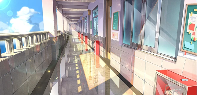 二次元场景插画游戏原画行之LV 原创作品 ()图片_二次元场景图片素材-花瓣网