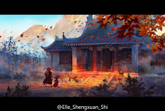 无象美术采集到动漫场景