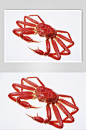 红色螃蟹海鲜美食图片
